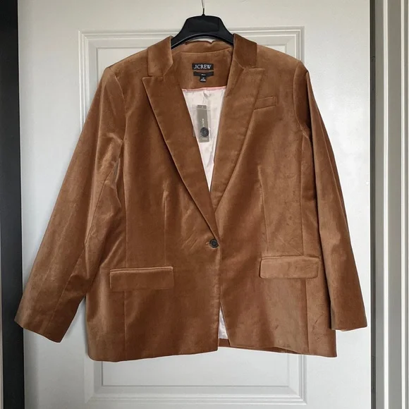 J.Crew Willa Blazer in Velvet - Picture 1 of 4